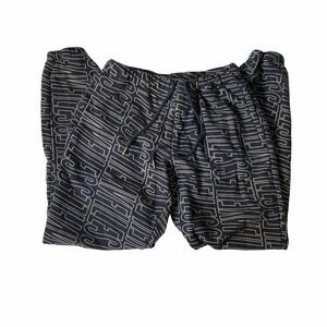 VFILES‎ Men's Blue All Over Logo Sweatpants Medium